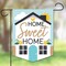 Big Dot of Happiness Welcome Home Housewarming - Outdoor Home Decorations - Double-Sided New Sweet Home Garden Flag - 12 x 15.25 inches